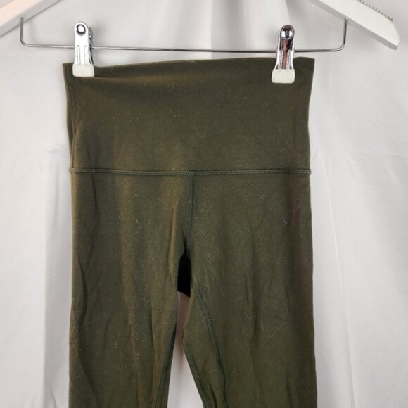 Lululemon Align Pant II Military Green Size 2 in GUC - Picture 6 of 10
